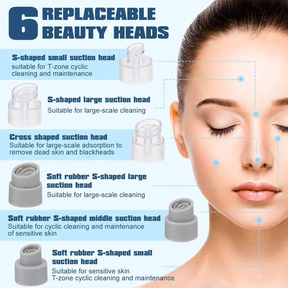 Electric Blackhead Remover Vacuum - Pore Face Cleaner