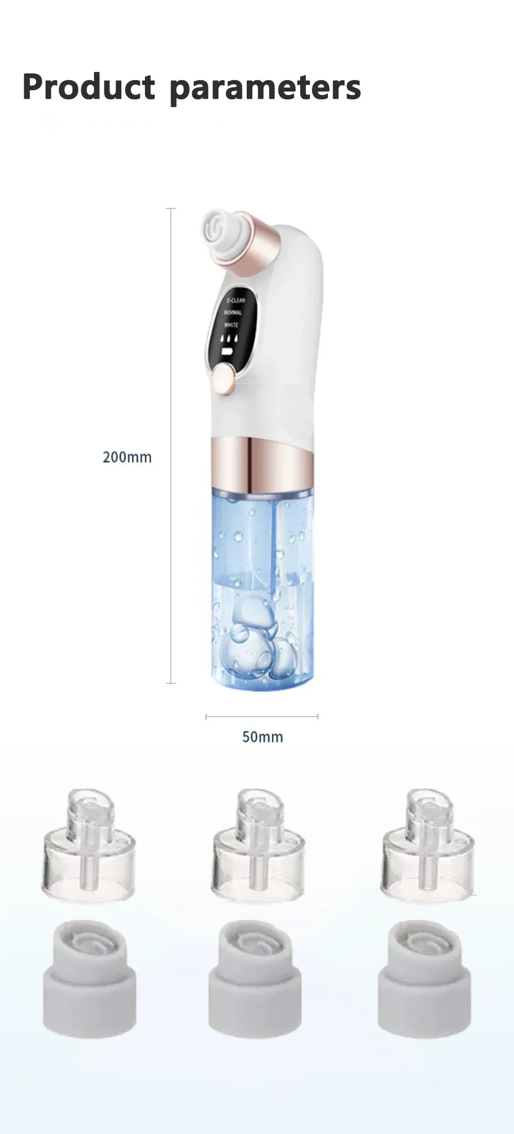 Electric Blackhead Remover Vacuum - Pore Face Cleaner
