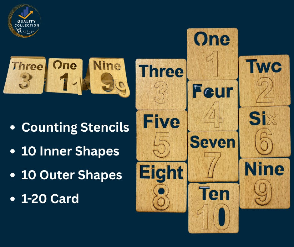 Stencil set for kids