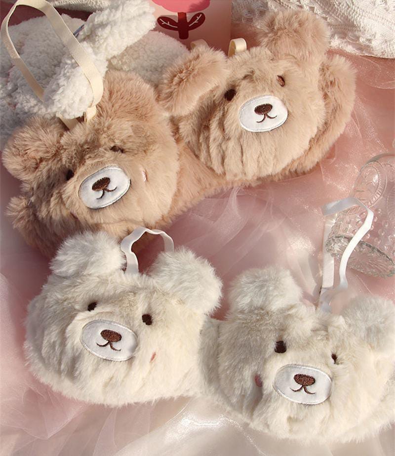 teddy bear Plushy Bra most soft and comfy stuff