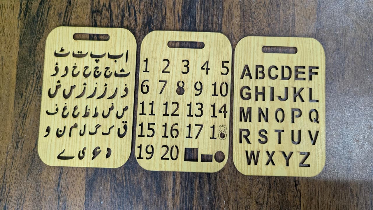 Stencil set for kids